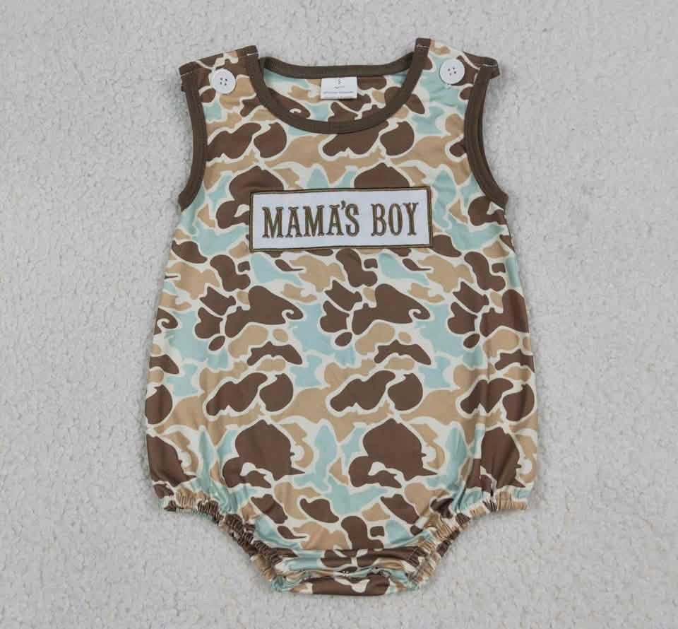 Mamas boy camo bubble