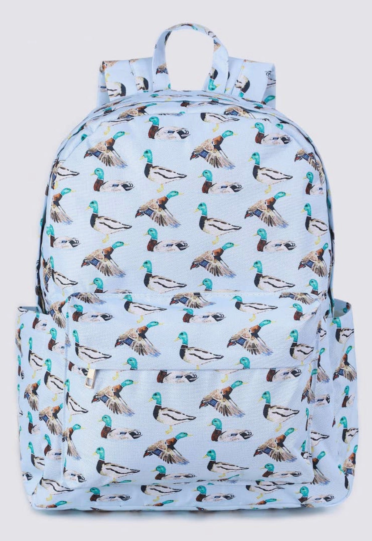 Blue duck bookbag