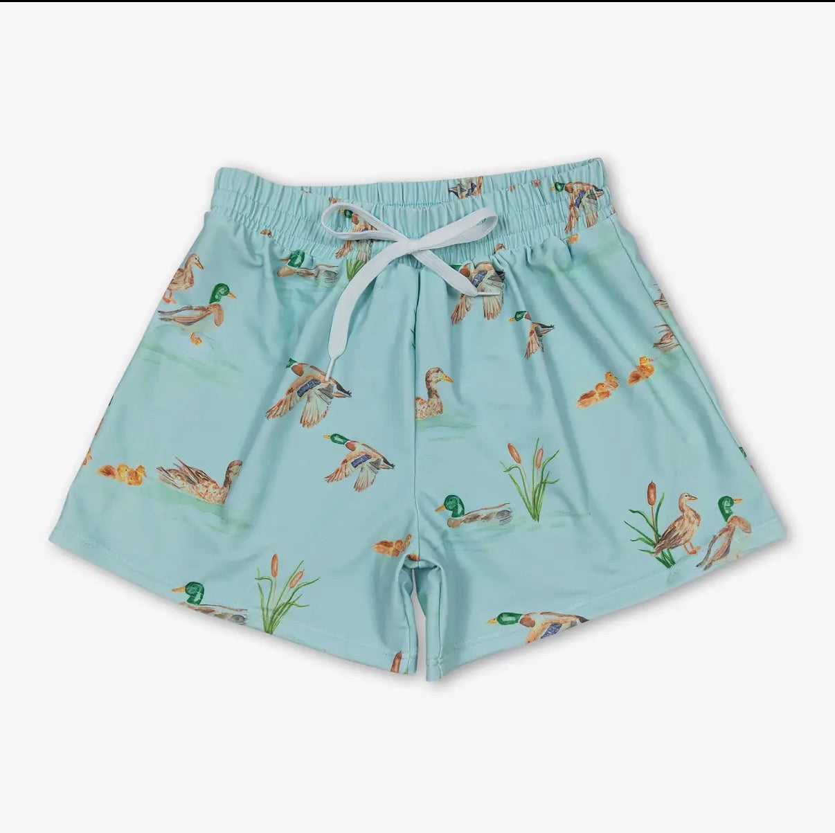Duck Print Baby Boys Summer Swim Trunks