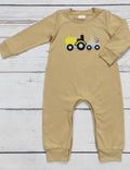 Tractor dog hunting romper
