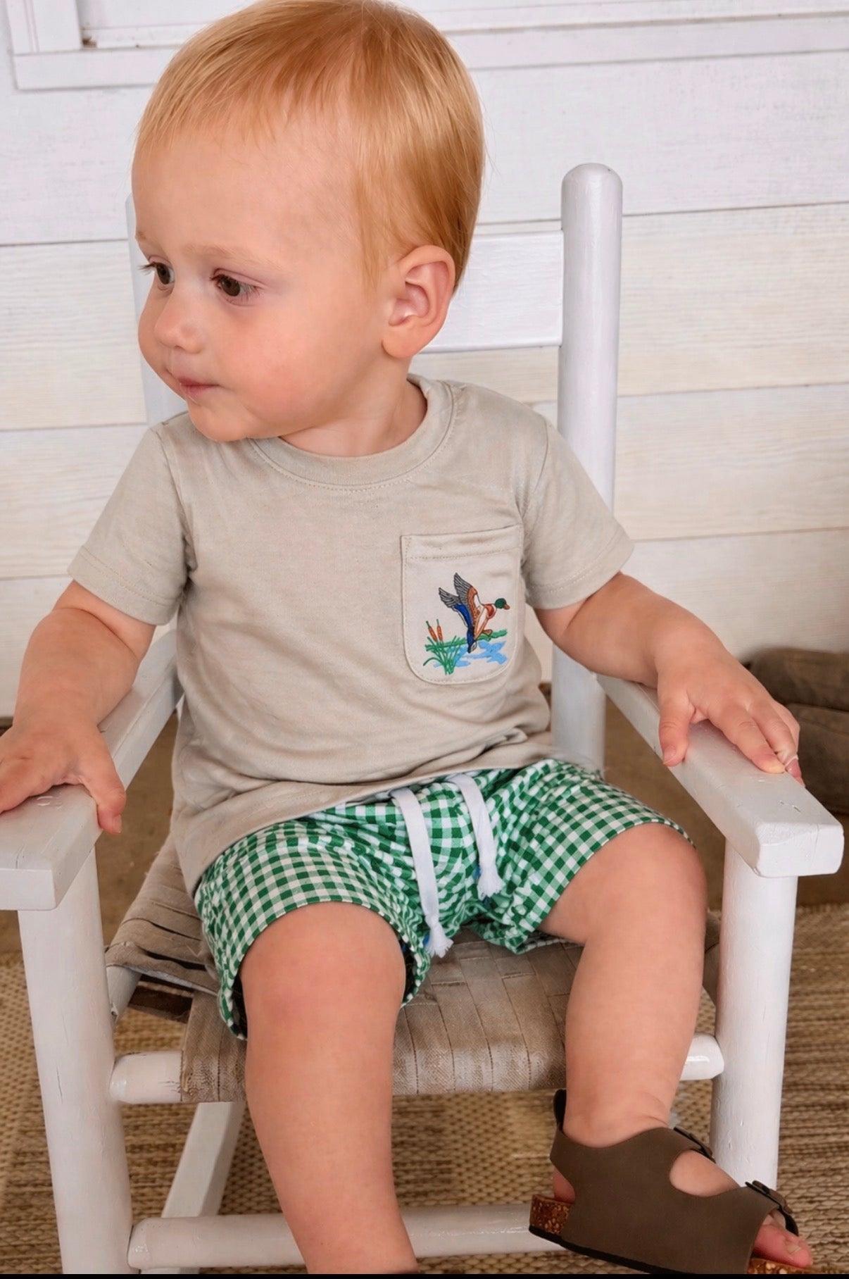 Duck Pocket Plaid Shorts