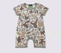 Antler Camo Boy Romper