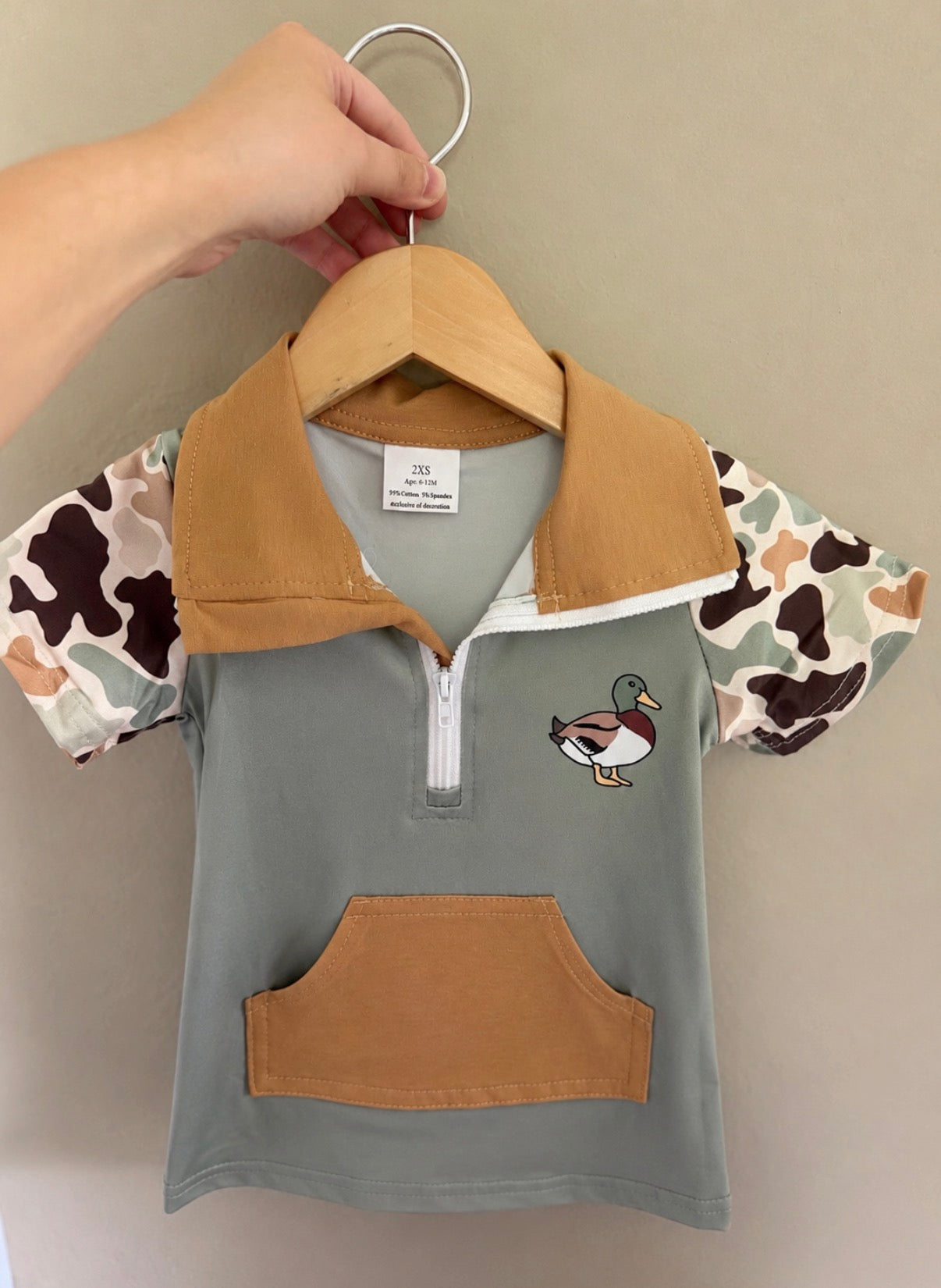 Duck camo pull over