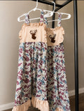Girls Camo Deer Jumpsuit