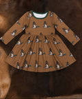 Duck long sleeve dress
