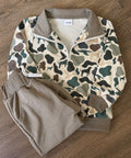 Long sleeve camo dog/duck set