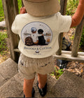 Brooks & Cotton tshirt boy and dog by water