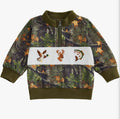 Camo Zipper Sweatshirt