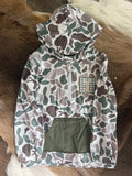 Camo deer hoodie pullover