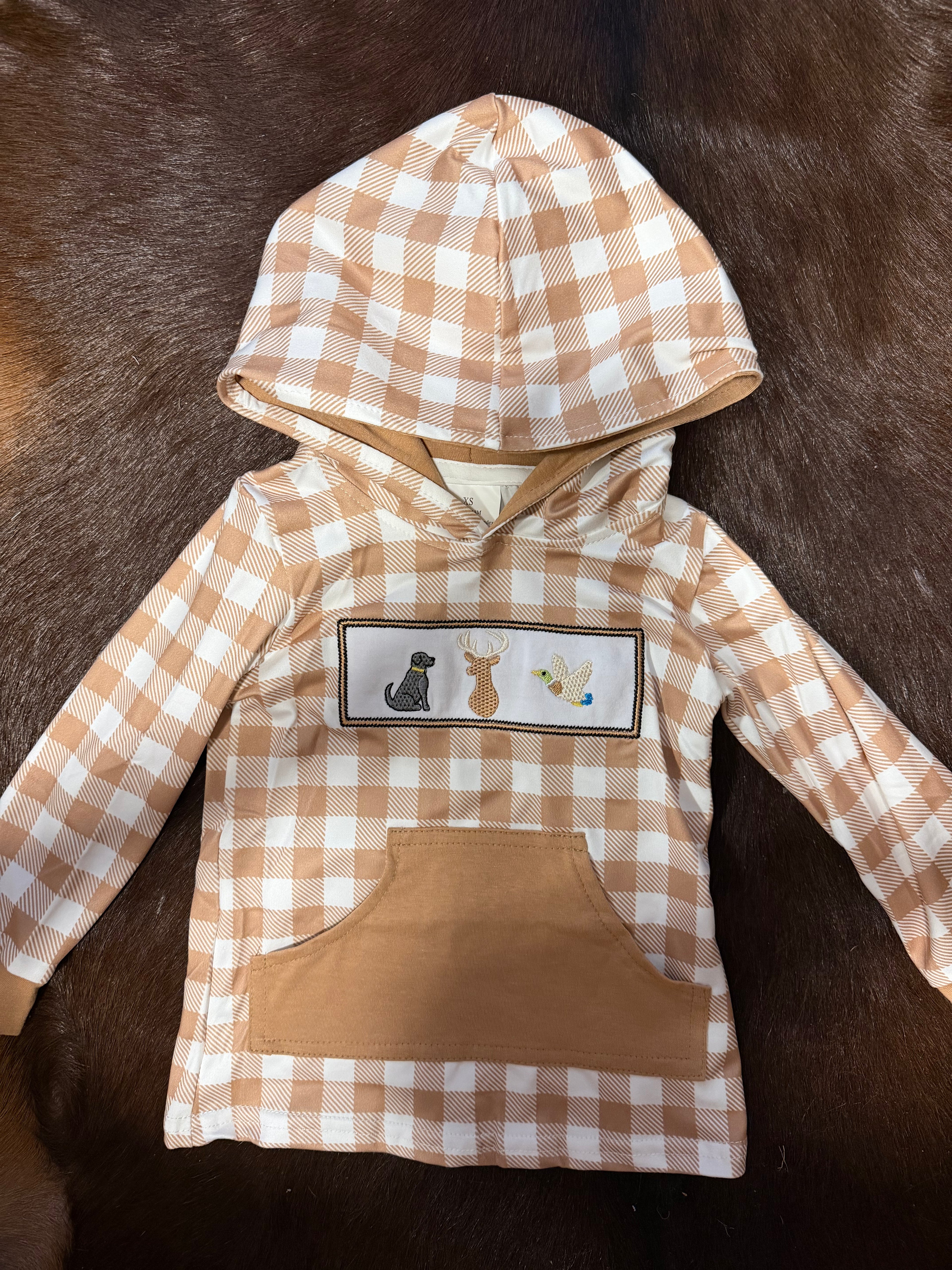 Dog buck duck hoodie