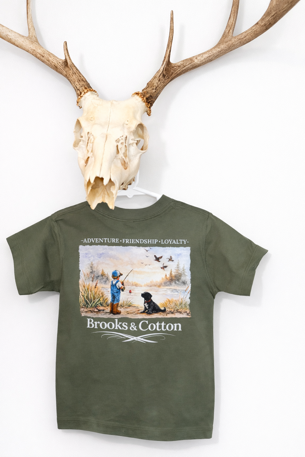 Brooks & Cotton Tshirt- Military Green
