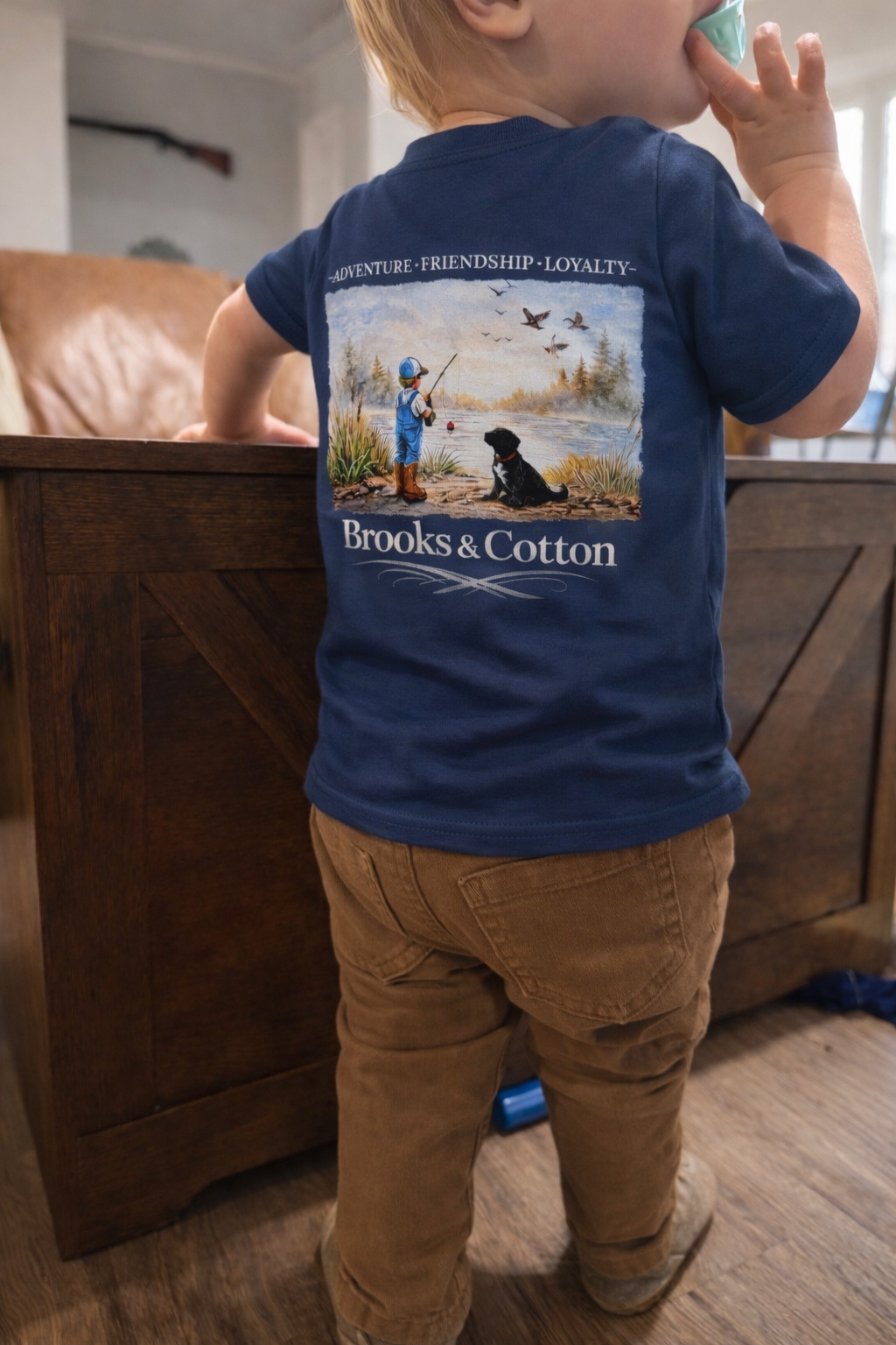 Brooks & Cotton Tshirt- Indigo