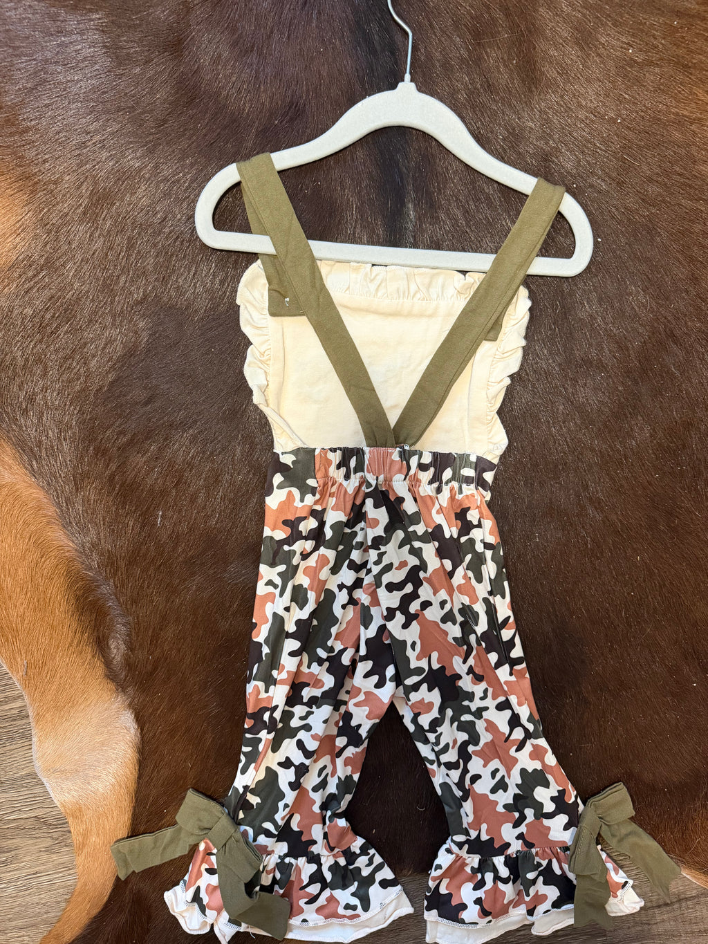 Girls camo romper