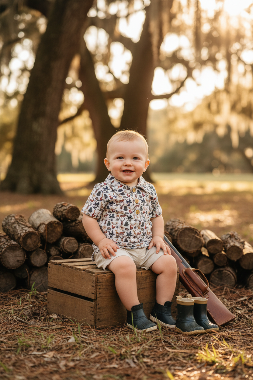 Buckshot Boy Collar Shirt